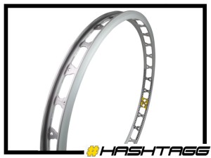 VR-Felge 26" Hashtagg 32mm (28 Loch) - silber