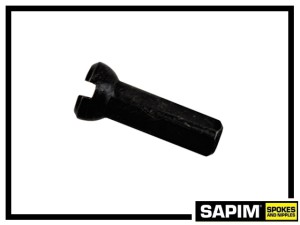 Speichennippel Sapim Polyax Messing 14mm - schwarz